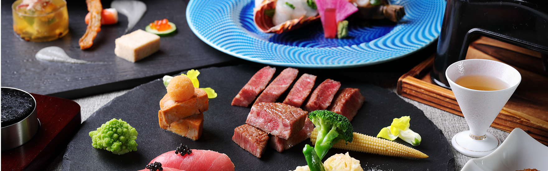2024年に誕生「プレミアムスイートルーム専用のお料理」A5ランクの信州プレミアム牛肉のステーキ