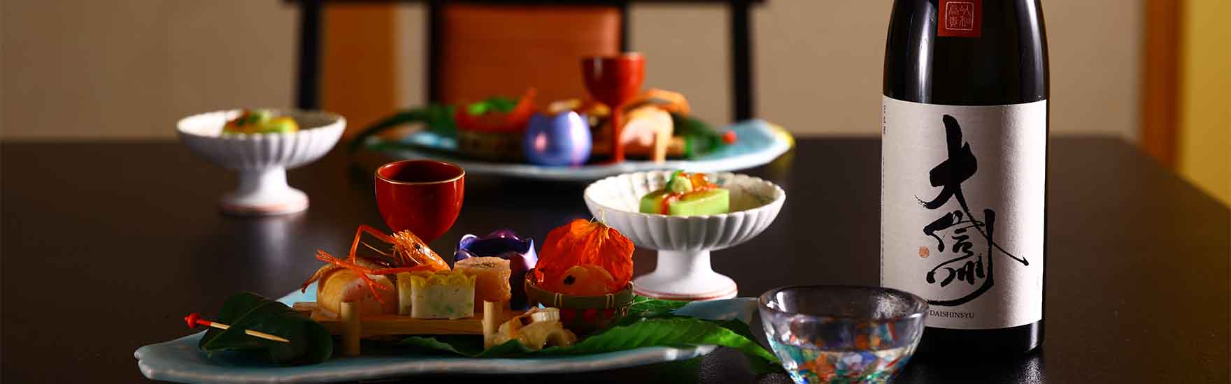 地酒と合わせる旬の味覚