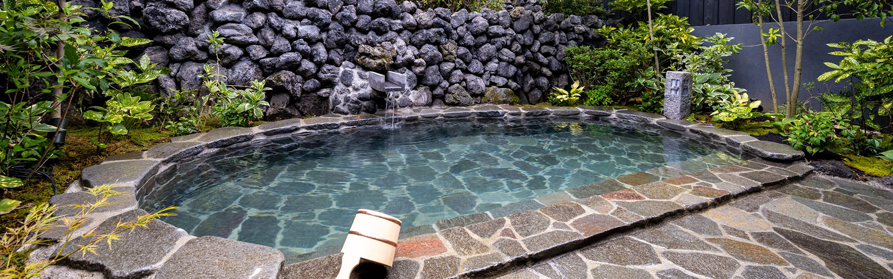 源泉かけながしのお風呂