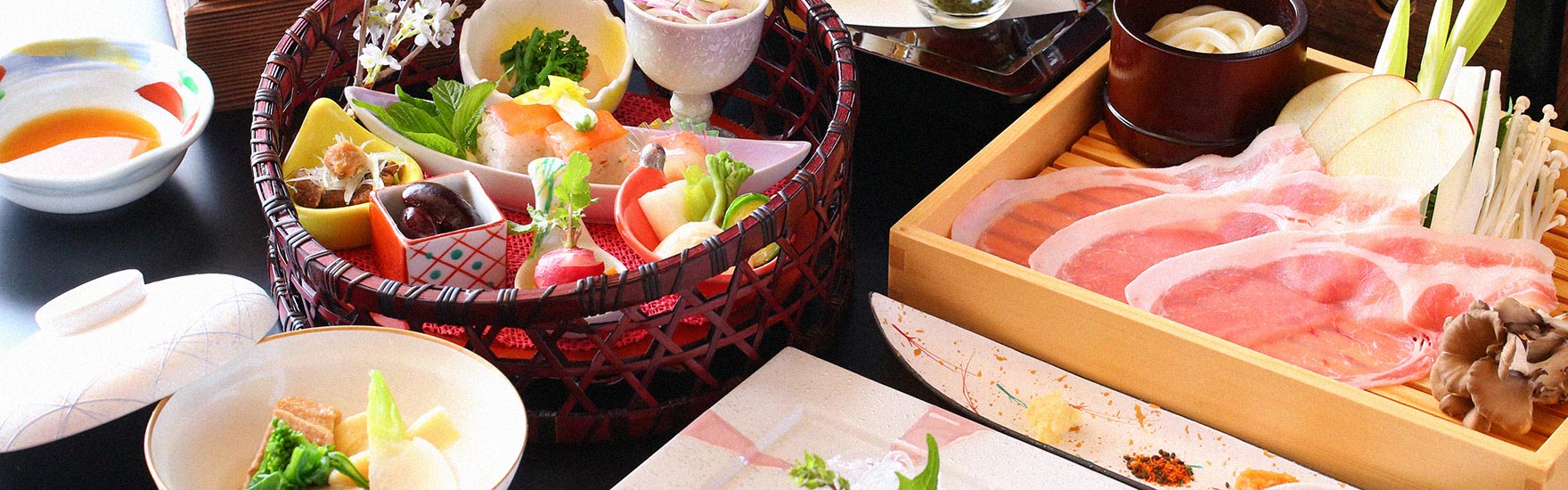 信州産の食材を中心に使用したオリジナル和会席